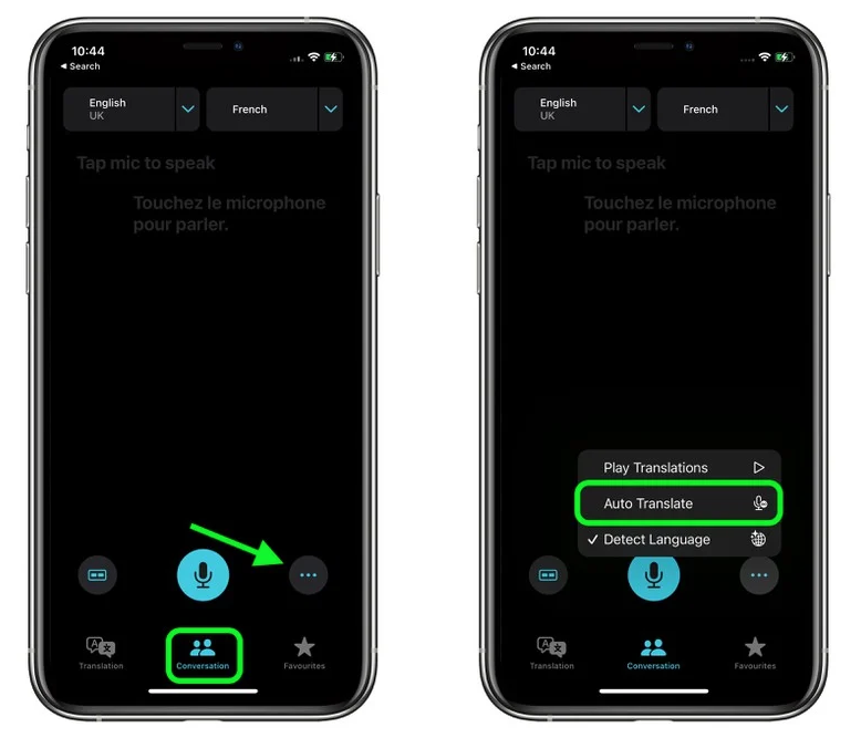舞钢苹果手机维修分享iOS 15 “翻译” App 新改进 