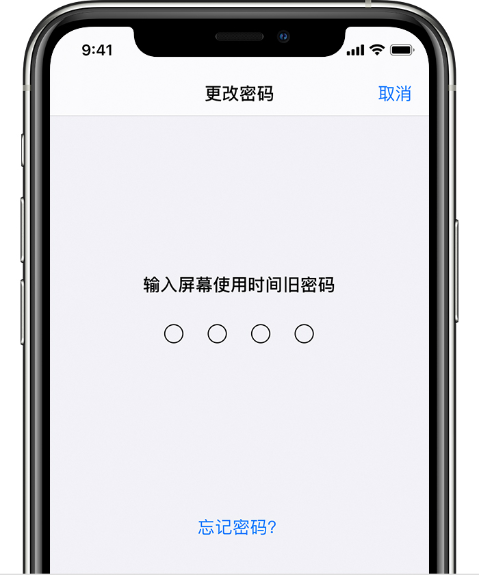 舞钢苹果手机维修分享iOS 14 忘记屏幕使用时间密码怎么办 